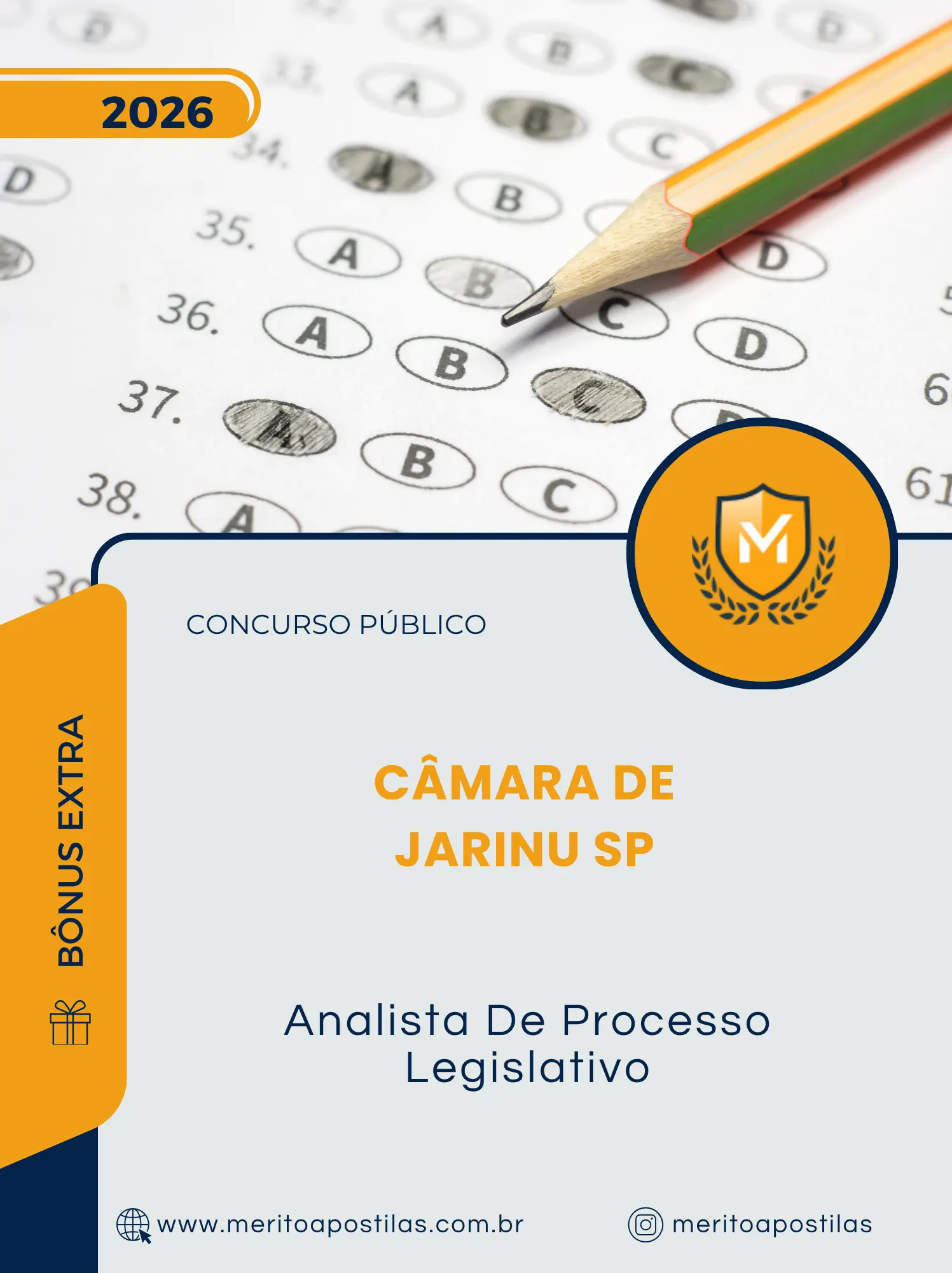Apostila Analista De Processo Legislativo Câmara de Jarinu SP 2026