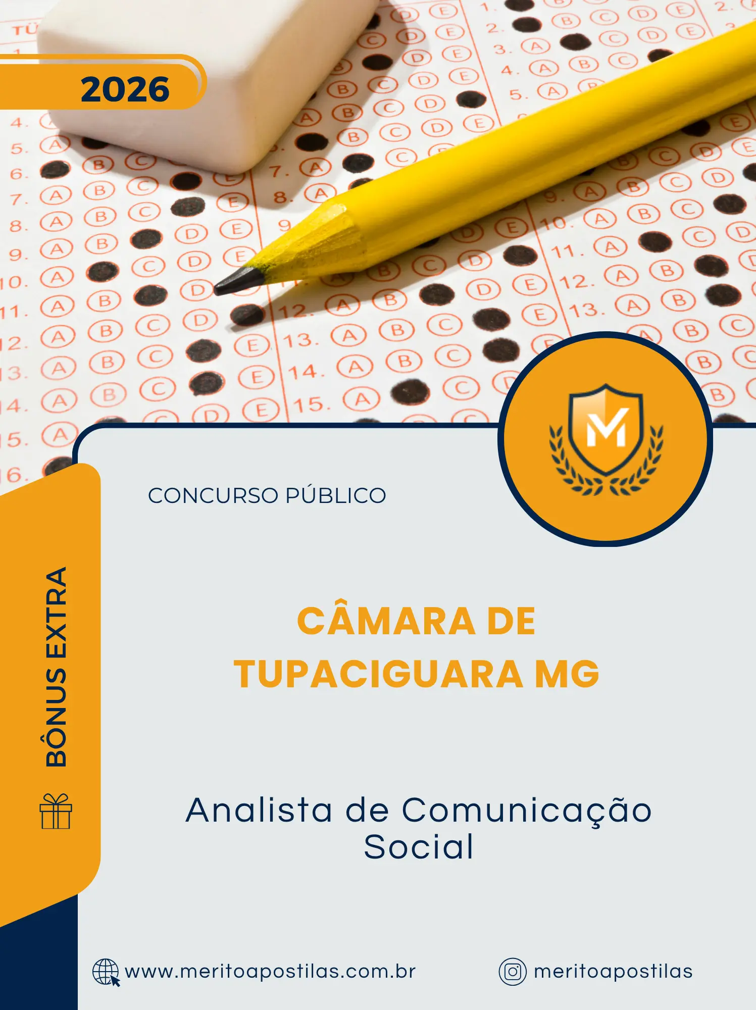 Apostila Analista de Comunicação Social Câmara de Tupaciguara MG 2026