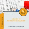 Apostila Analista em Licitações Câmara de Candeias do Jamari RO 2026