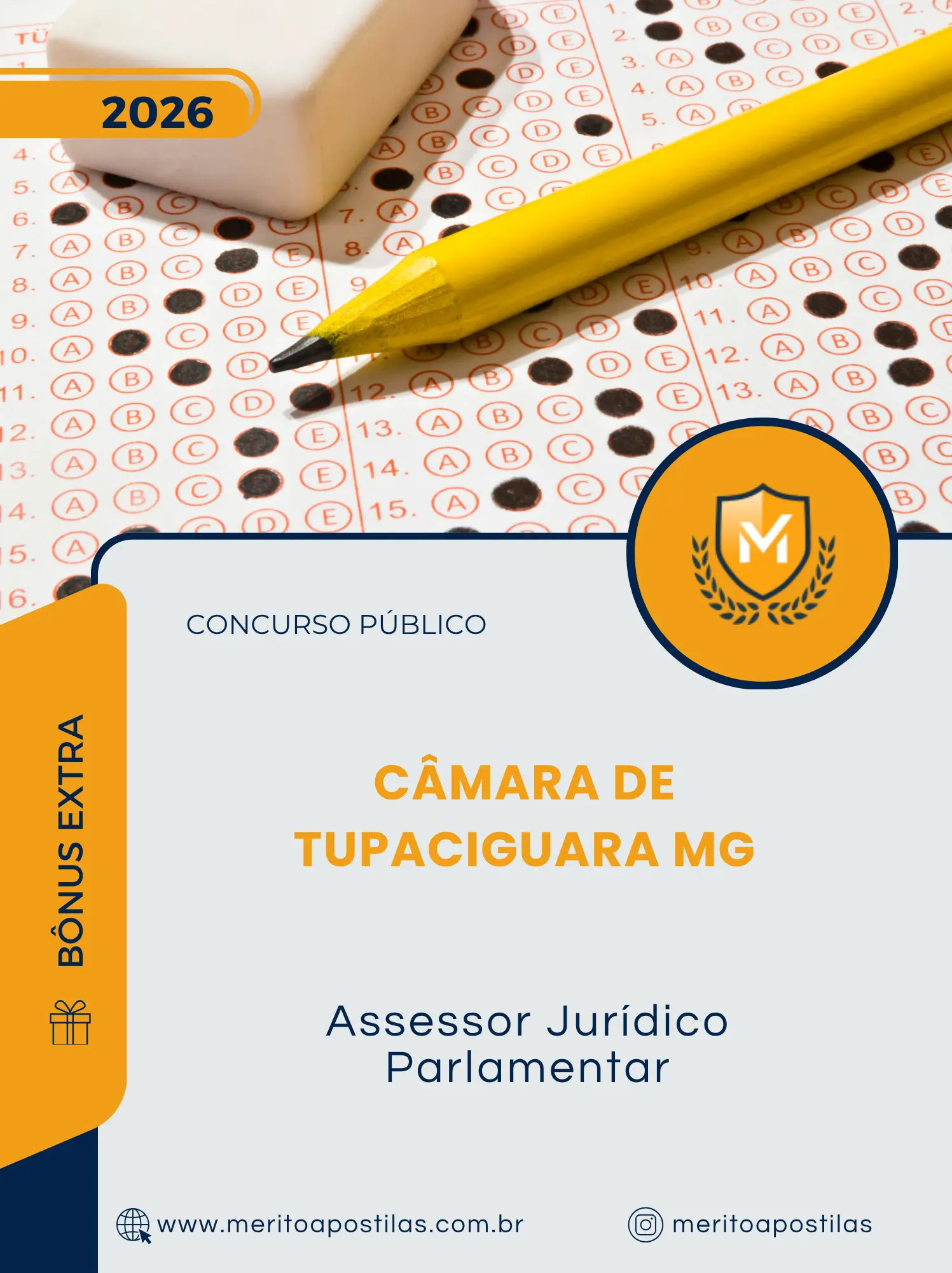 Apostila Assessor Jurídico Parlamentar Câmara de Tupaciguara MG 2026