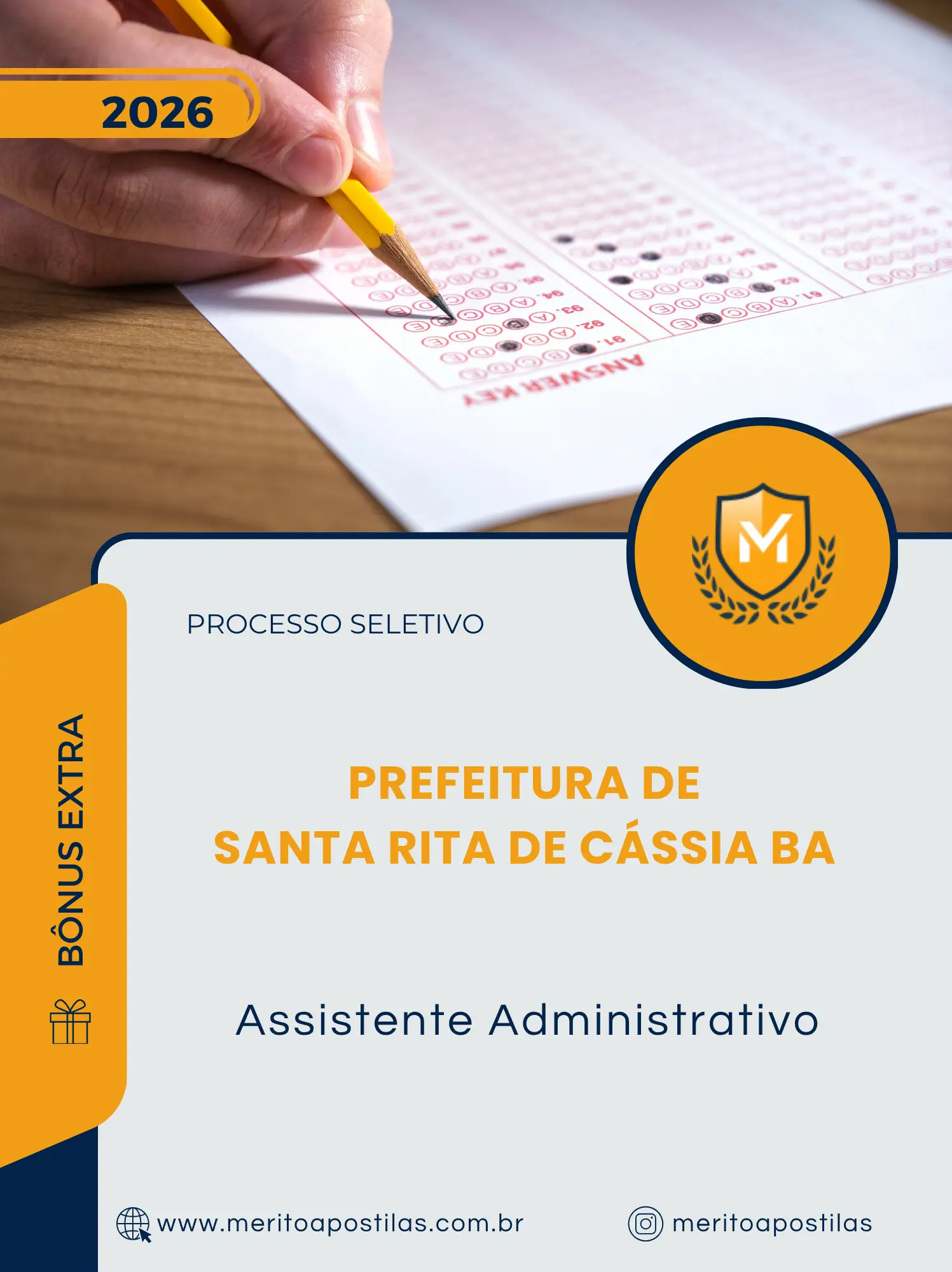 Apostila Assistente Administrativo Prefeitura de Santa Rita de Cássia BA 2026