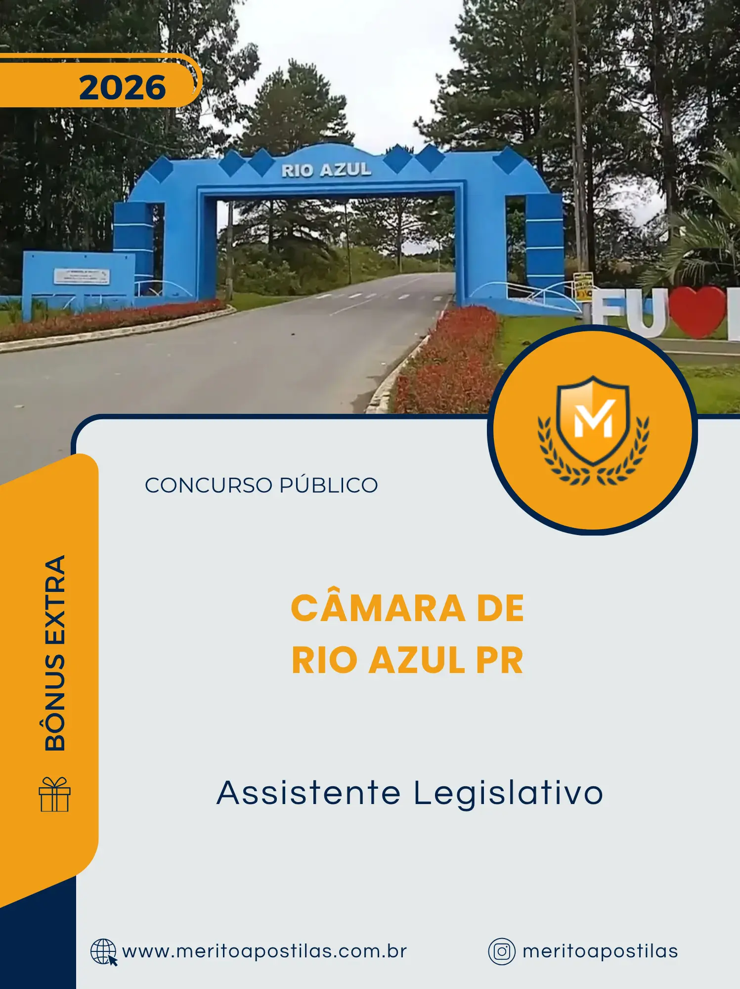 Apostila Assistente Legislativo Câmara de Rio Azul PR 2026