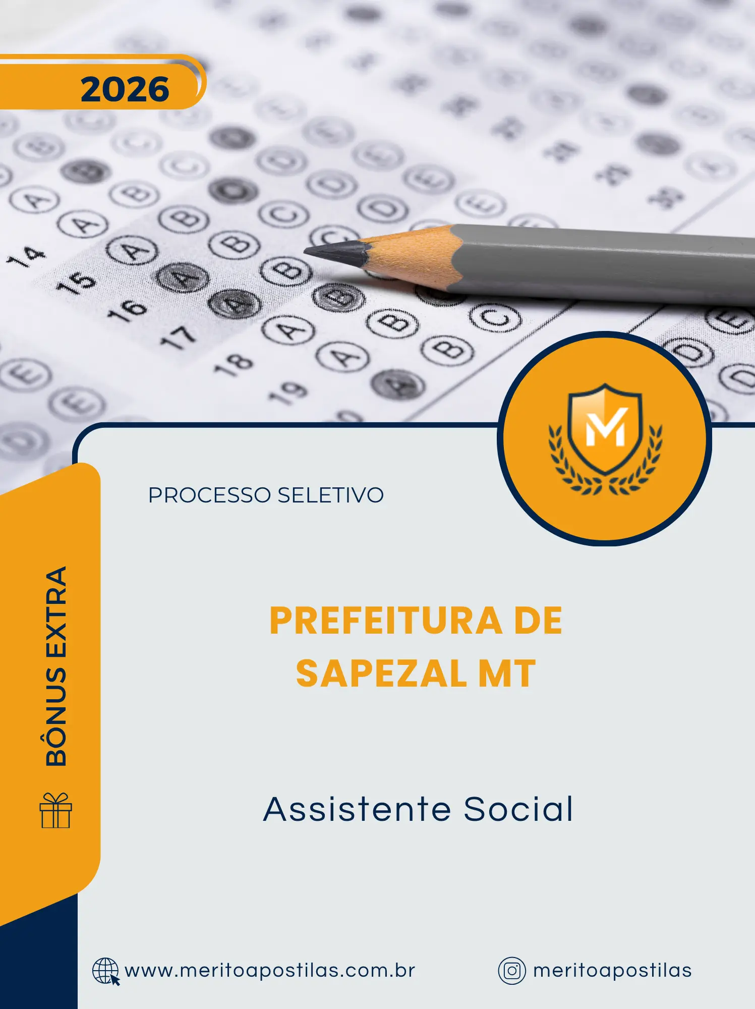Apostila Assistente Social Prefeitura de Sapezal MT 2026
