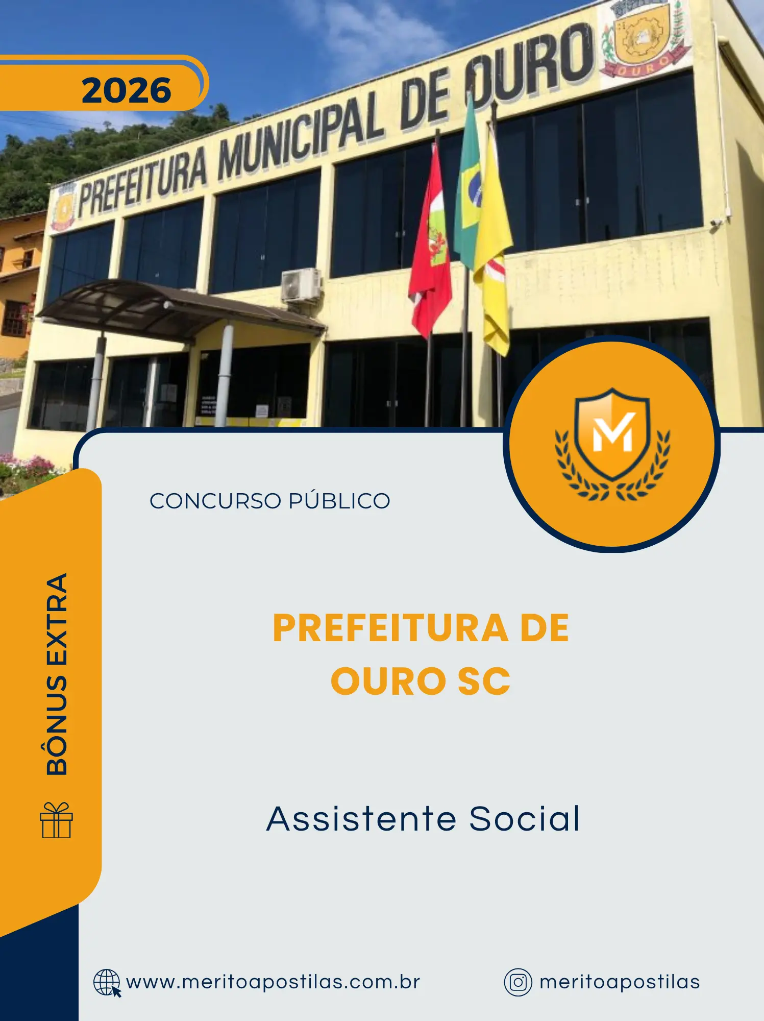 Apostila Assistente Social Prefeitura de Ouro SC 2026