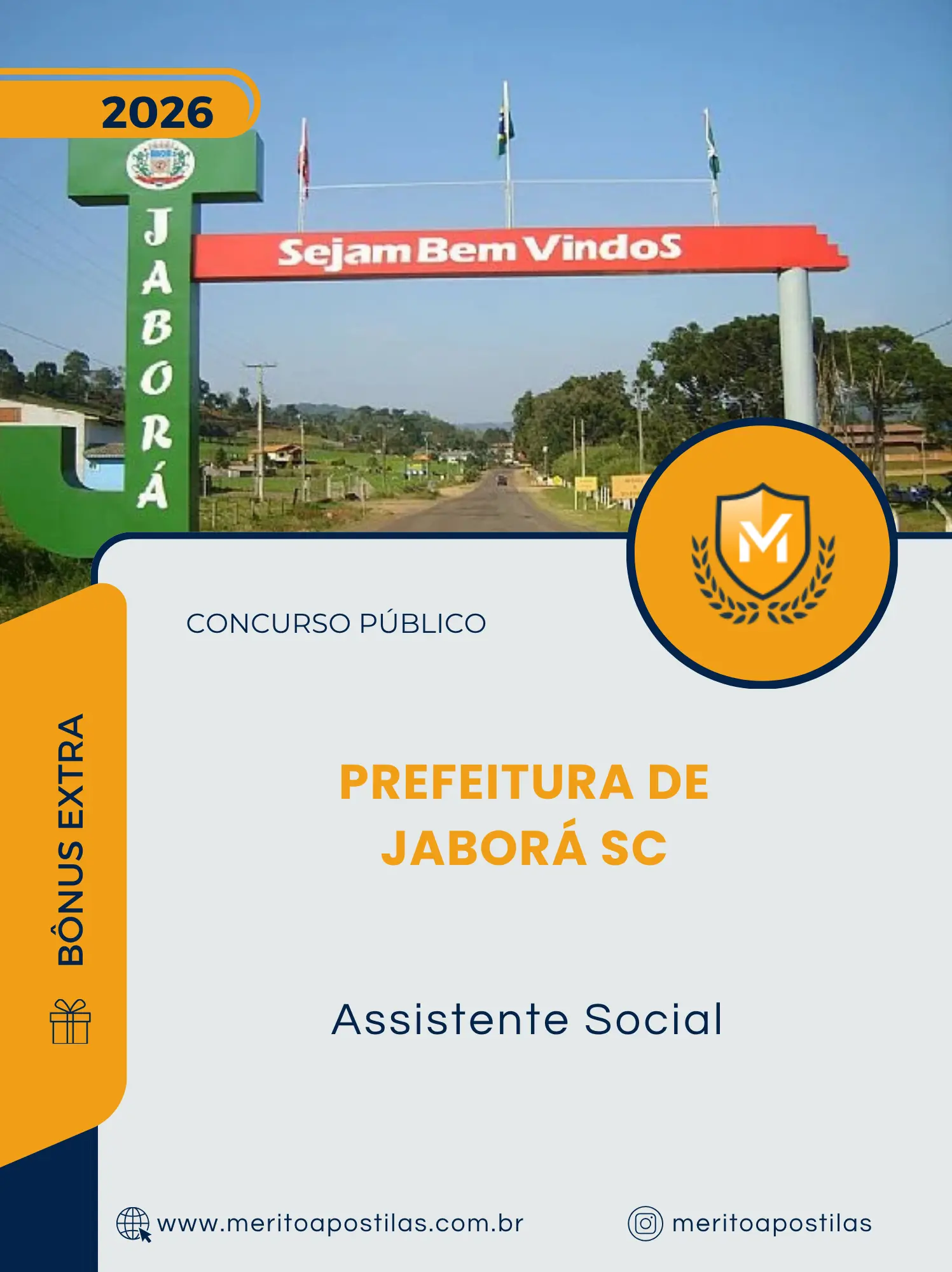 Apostila Assistente Social Prefeitura de Jaborá SC 2026
