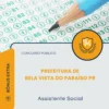 Apostila Assistente Social Prefeitura de Bela Vista do Paraíso PR 2026