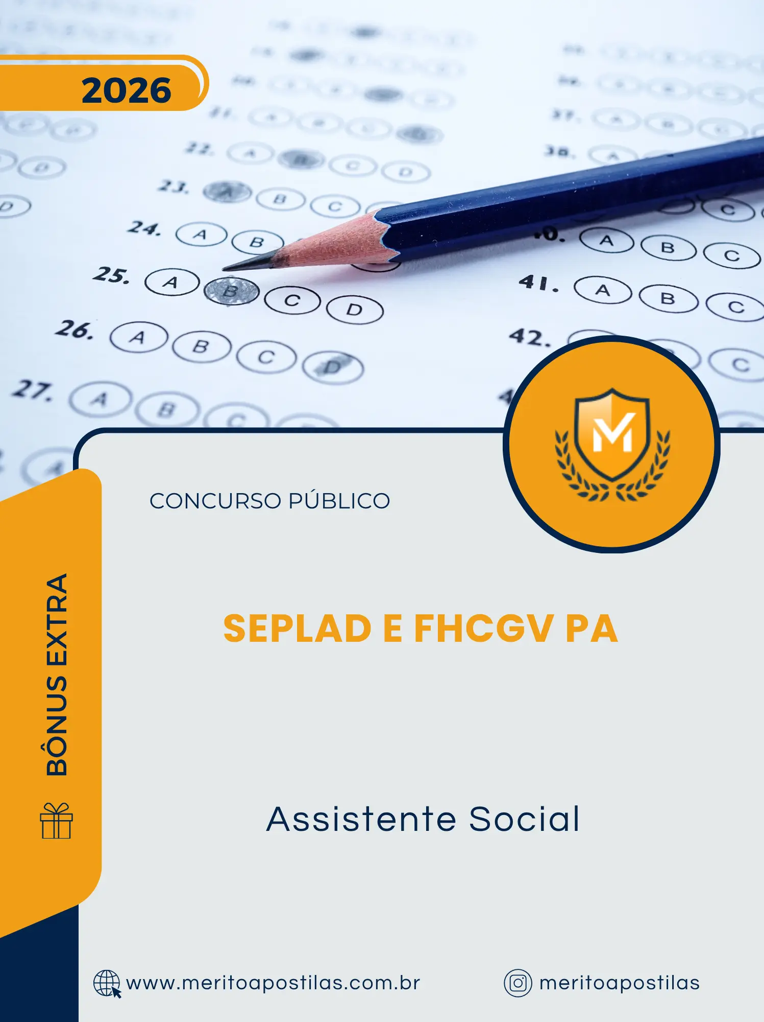Apostila Assistente Social Concurso Público SEPLAD e FHCGV PA 2026