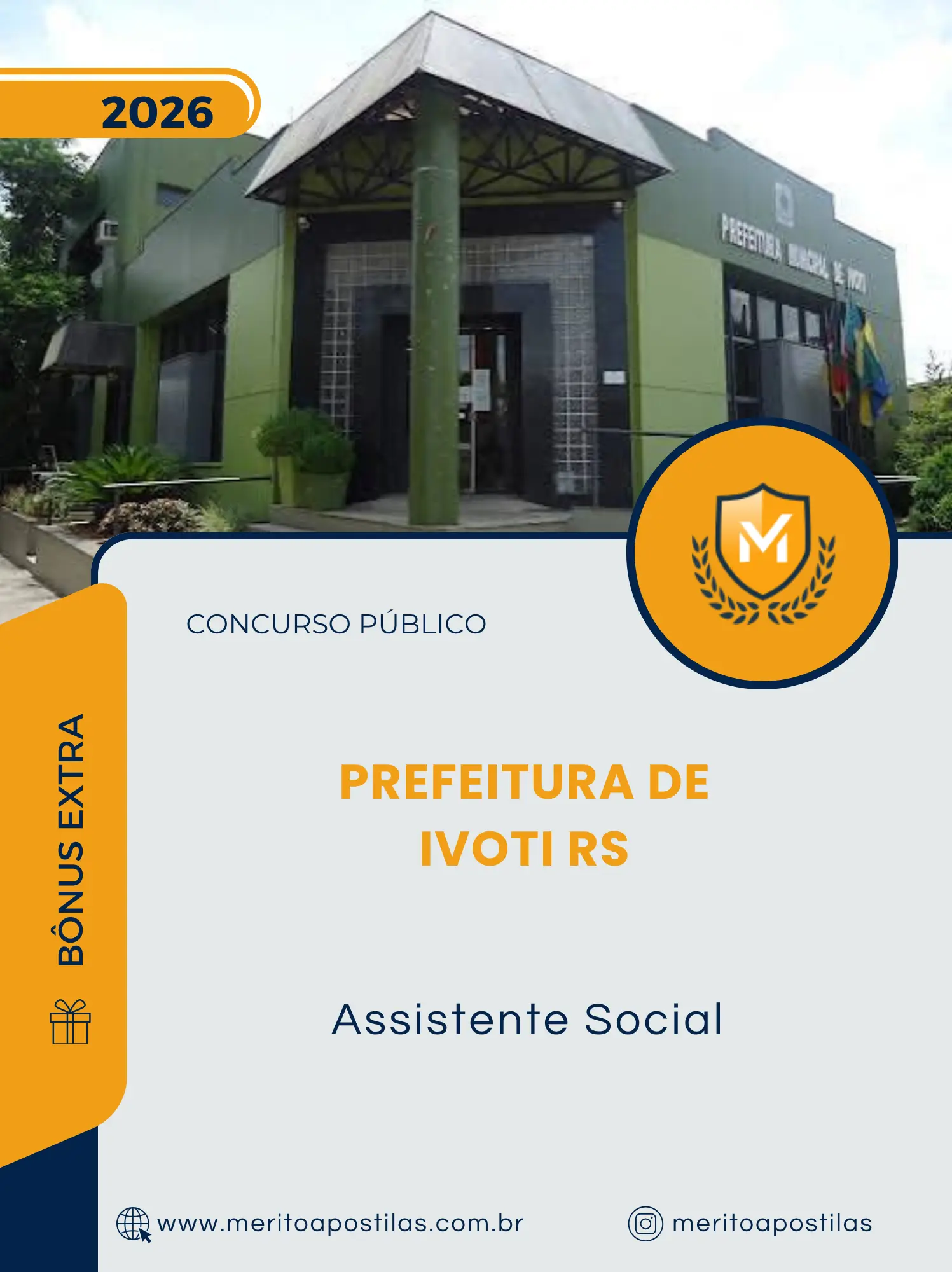 Apostila Assistente Social Prefeitura de Ivoti RS 2026