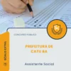 Apostila Assistente Social Prefeitura de Catu BA 2026