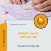 Apostila Assistente Social Prefeitura de Sapezal MT 2026