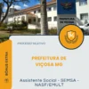 Apostila Assistente Social - SEMSA - NASF/EMULT Prefeitura de Viçosa MG 2026