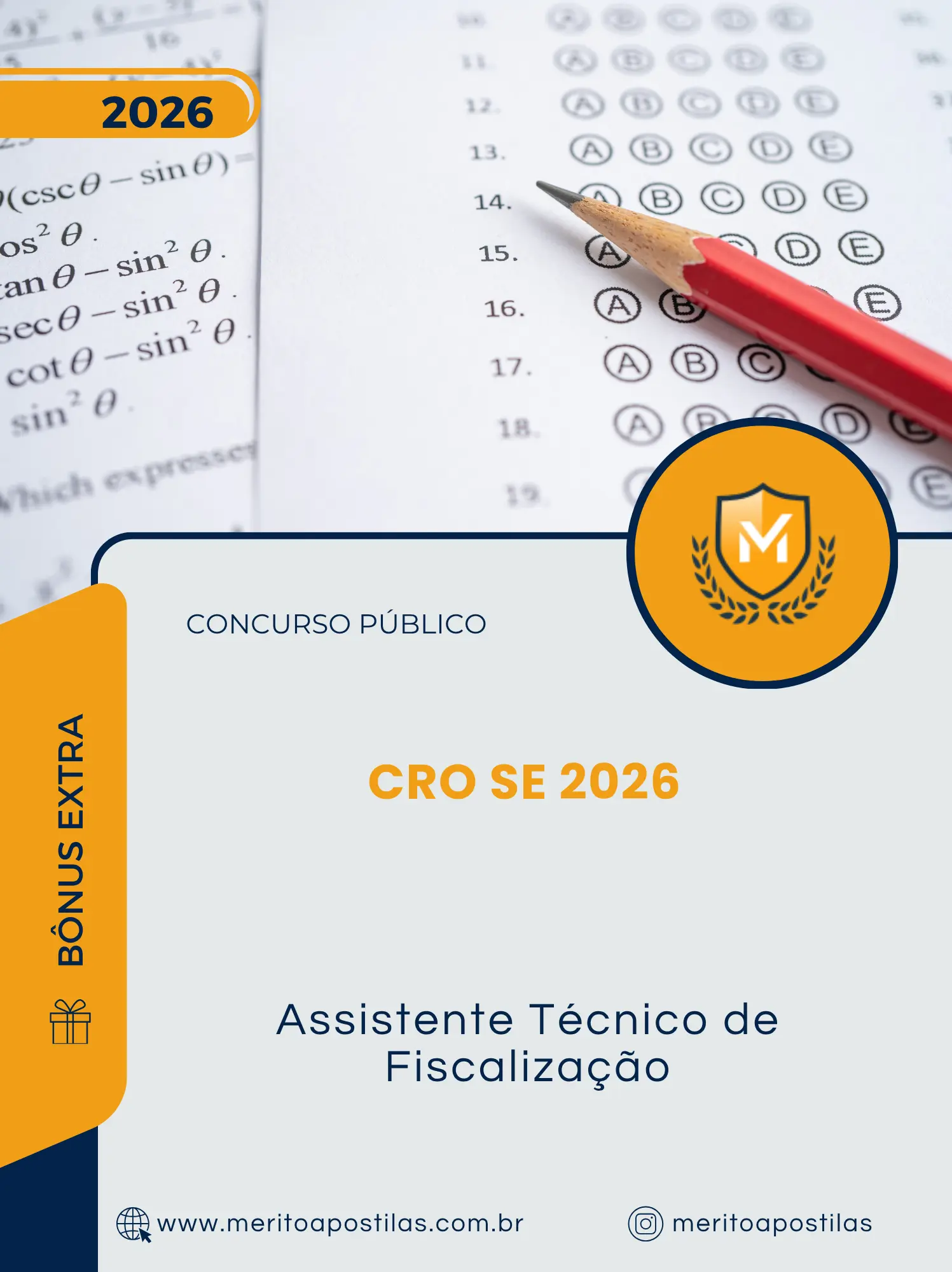 Apostila Assistente Técnico de Fiscalização Concurso Público CRO SE 2026