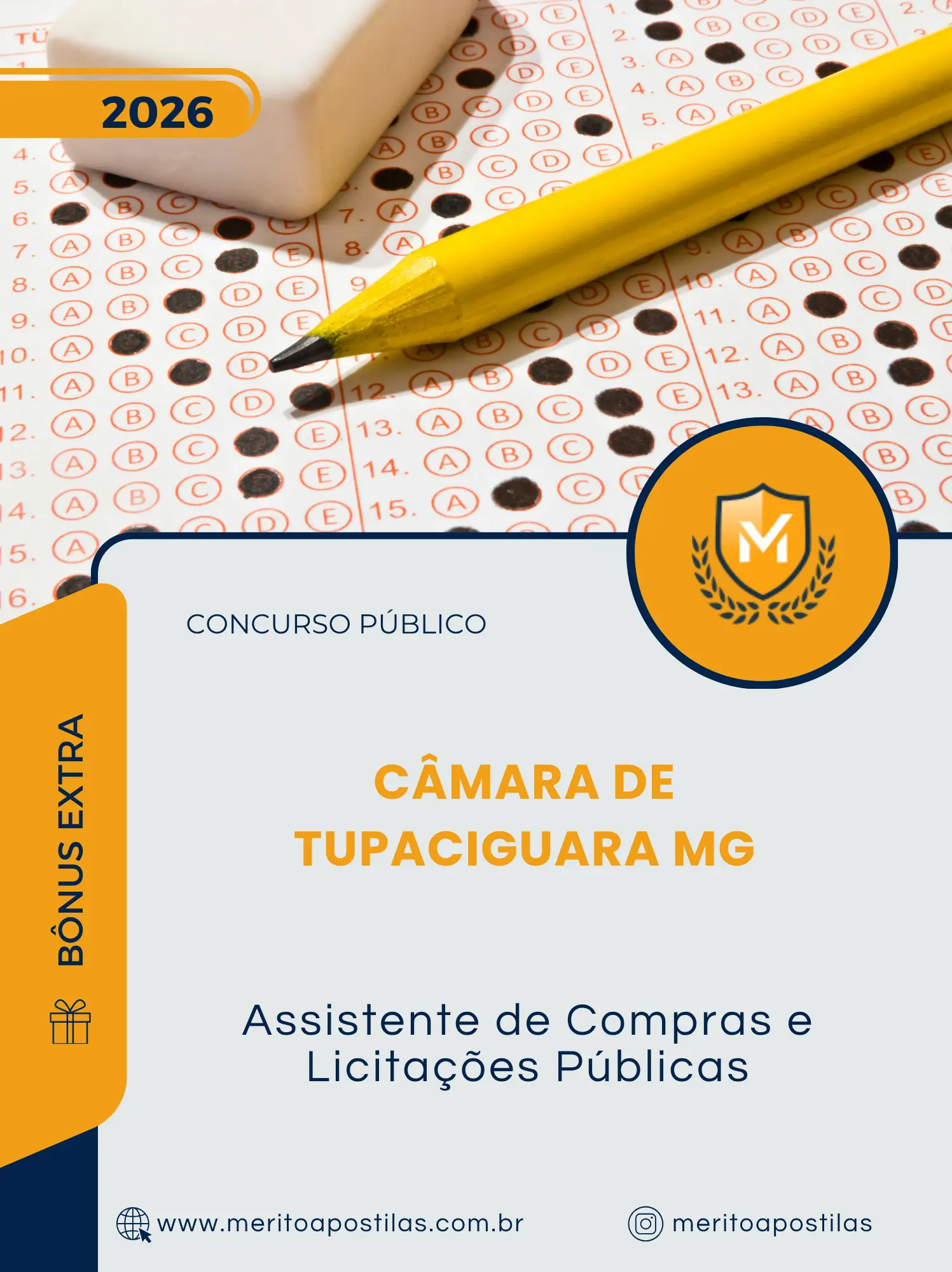 Apostila Assistente de Compras e Licitações Públicas Câmara de Tupaciguara MG 2026