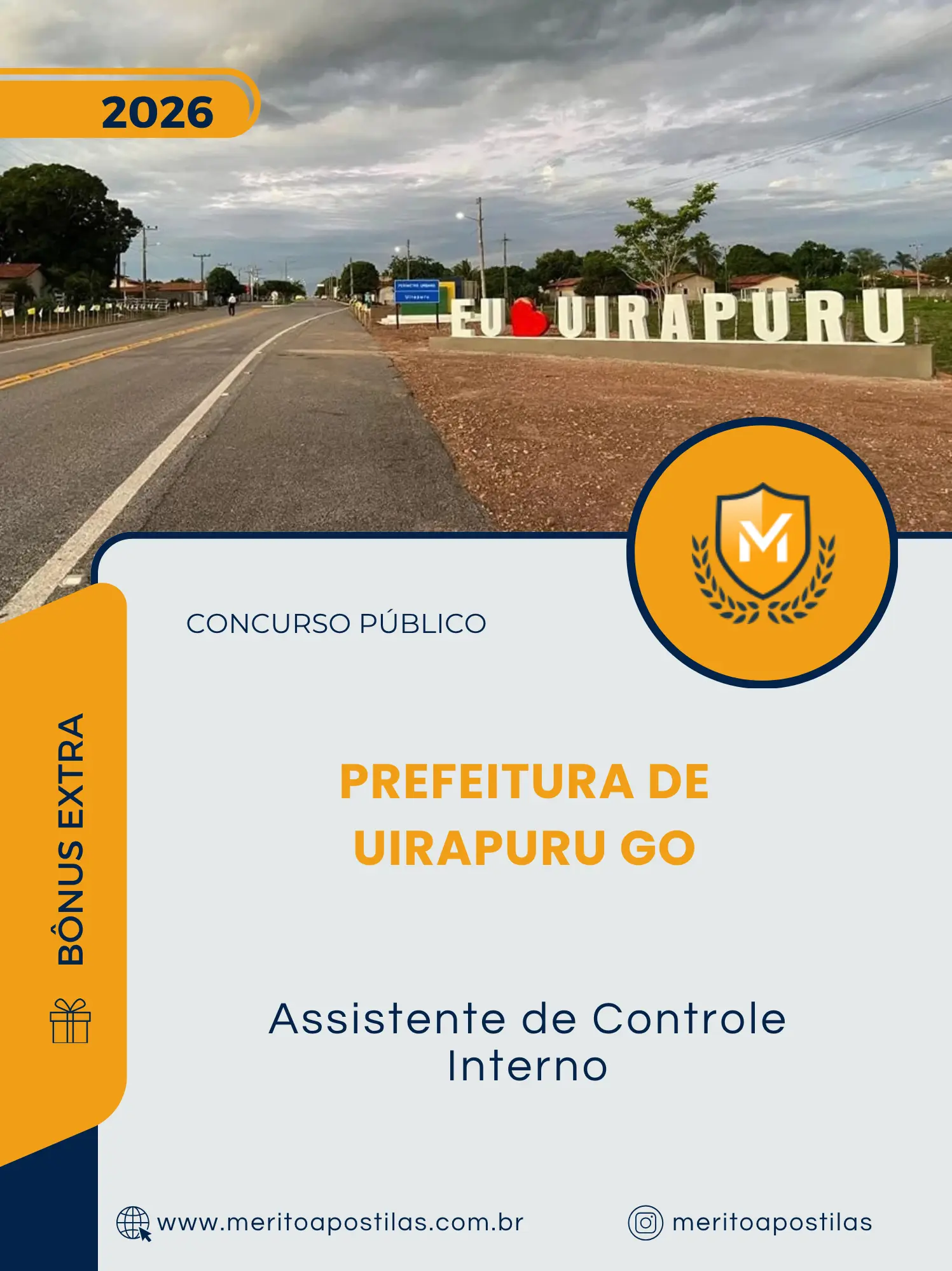 Apostila Assistente de Controle Interno Prefeitura de Uirapuru GO 2026