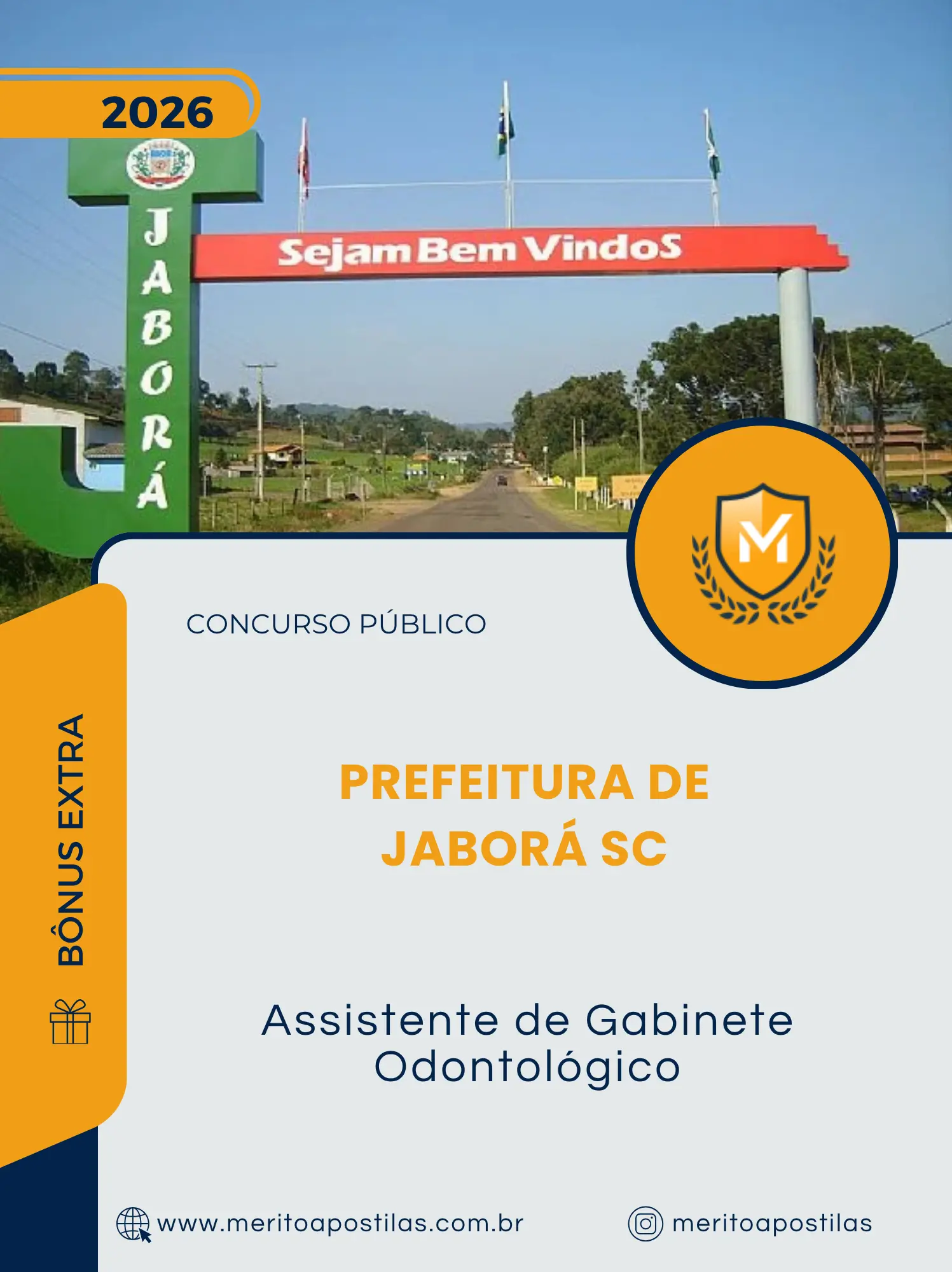 Apostila Assistente de Gabinete Odontológico Prefeitura de Jaborá SC 2026
