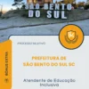 Apostila Atendente de Educação Inclusiva Prefeitura de São Bento do Sul SC 2026