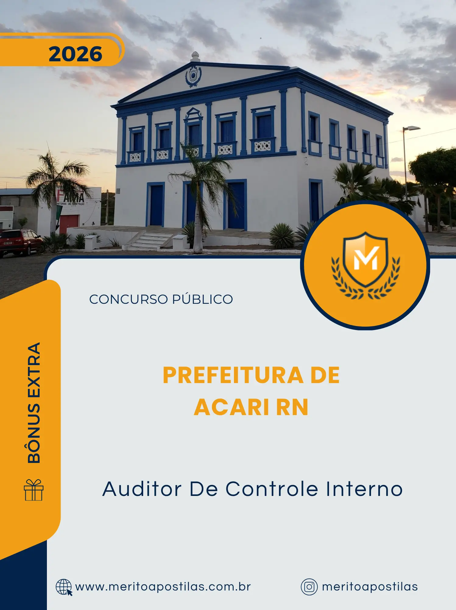 Apostila Auditor De Controle Interno Prefeitura de Acari RN 2026