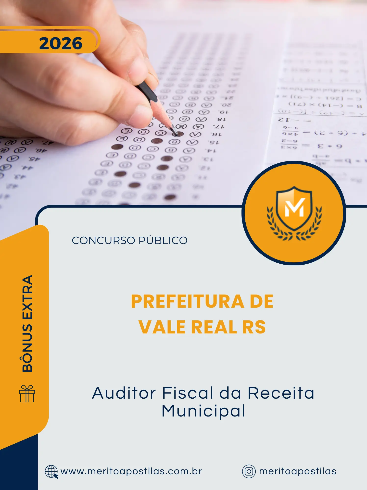 Apostila Auditor Fiscal da Receita Municipal Prefeitura de Vale Real RS 2026