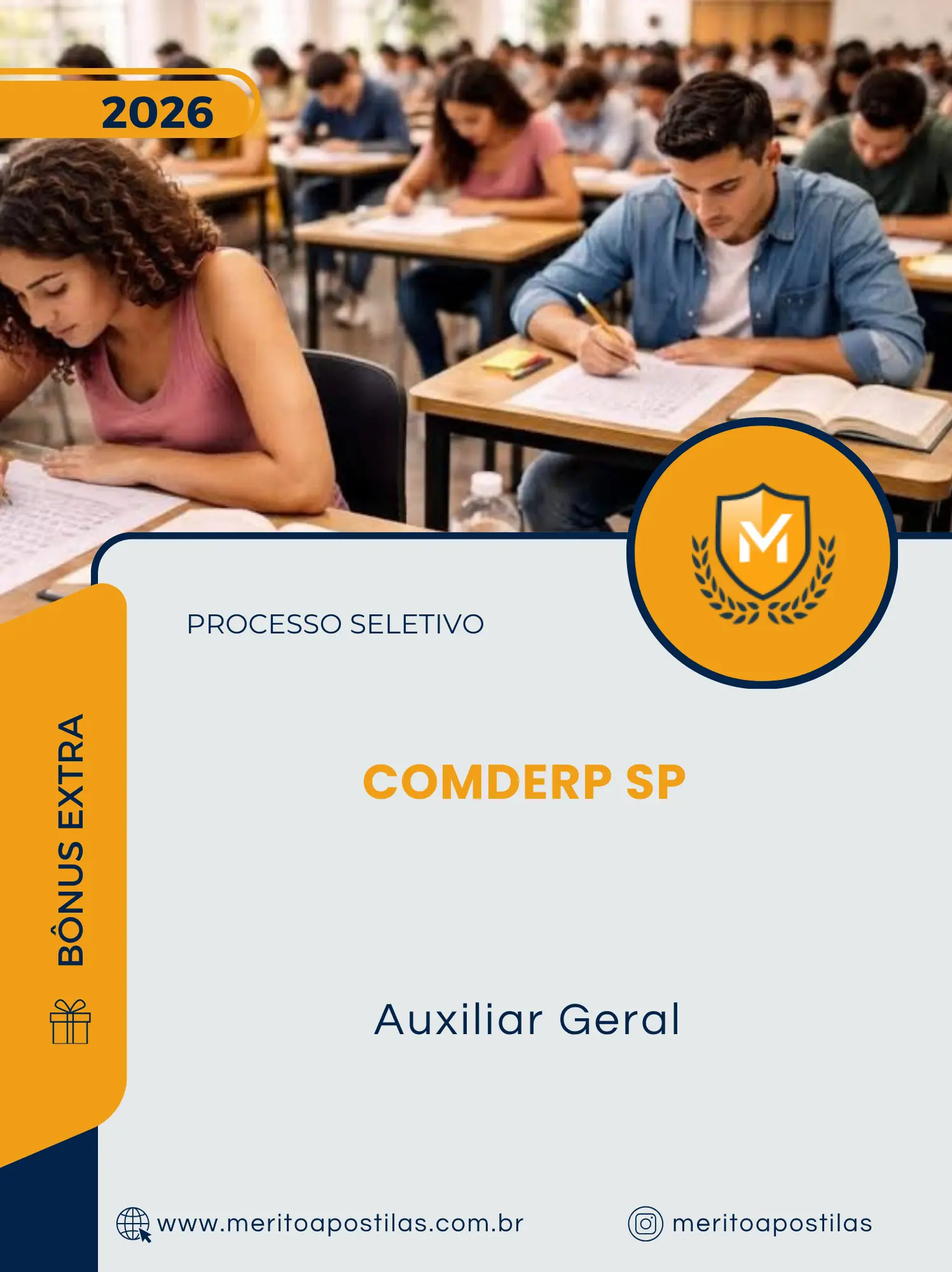 Apostila Auxiliar Geral Processo Seletivo COMDERP SP 2026