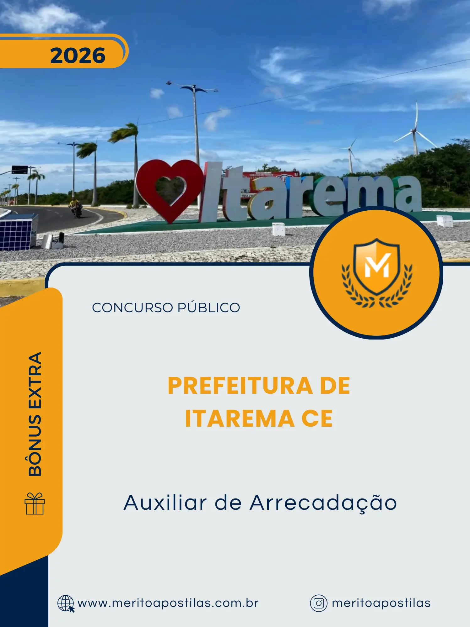 Apostila Auxiliar de Arrecadação Prefeitura de Itarema CE 2026