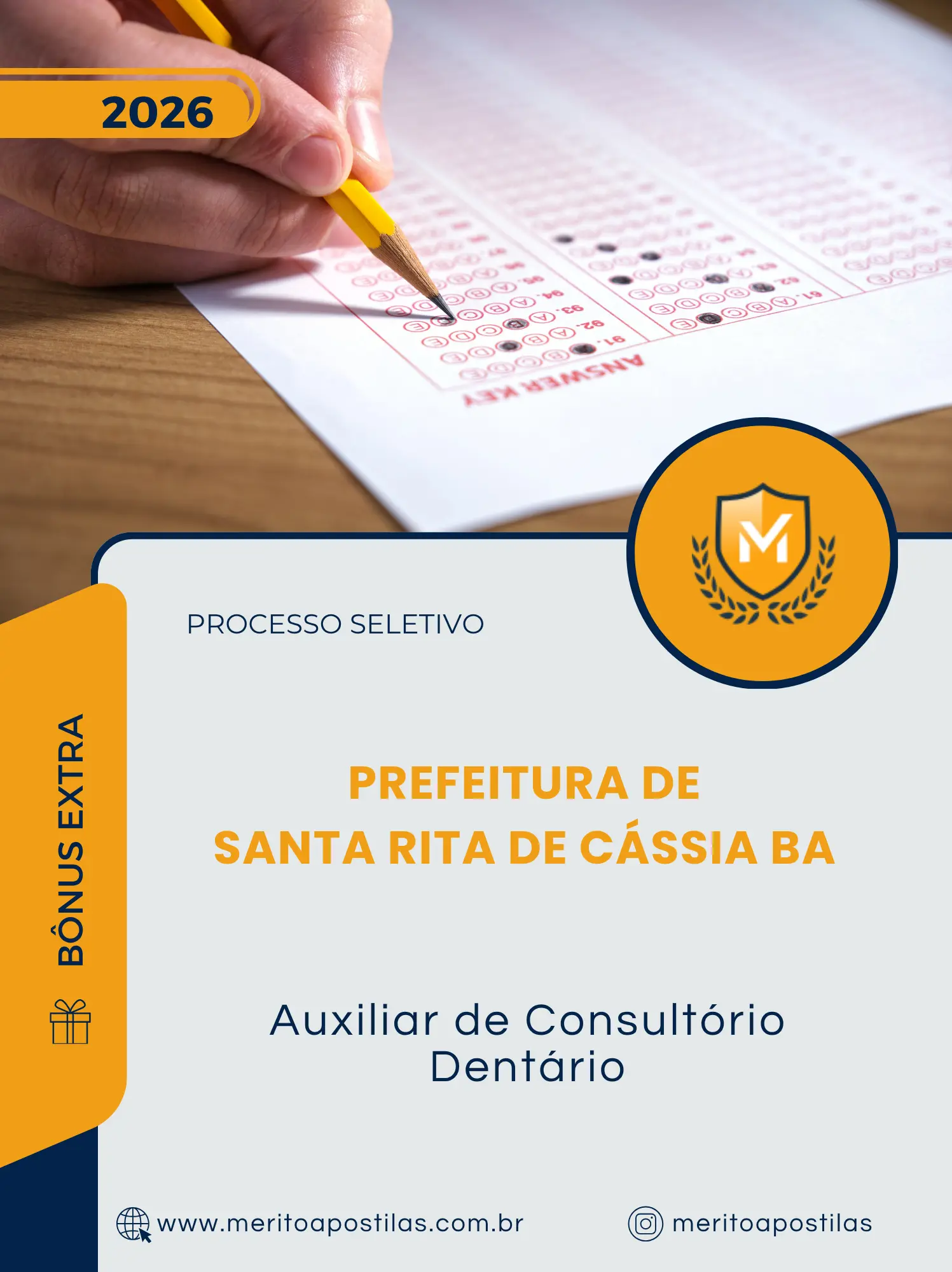 Apostila Auxiliar de Consultório Dentário Prefeitura de Santa Rita de Cássia BA 2026