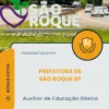 Apostila Auxiliar de Educação Básica Prefeitura de São Roque SP 2026