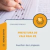 Apostila Auxiliar de Limpeza Prefeitura de Vale Real RS 2026