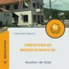 Apostila Auxiliar de Sala Prefeitura de Benedito Novo SC 2026
