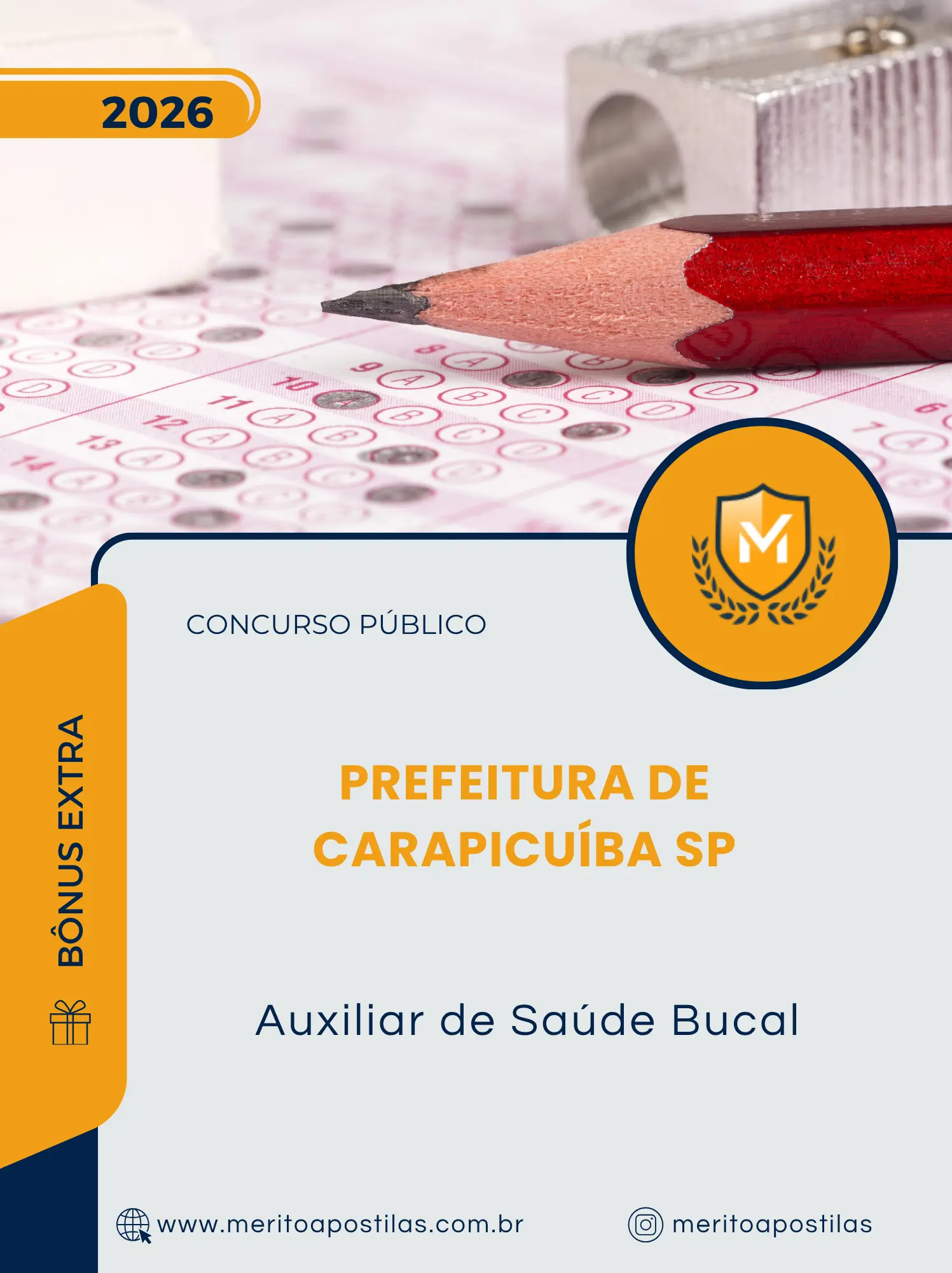Apostila Auxiliar de Saúde Bucal Prefeitura de Carapicuíba SP 2026