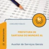 Apostila Auxiliar de Serviços Gerais Prefeitura de Santana do Mundaú AL 2026
