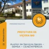 Apostila Auxiliar de Serviços Gerais – SEMSA – CEAE/HIPERDIA Prefeitura de Viçosa MG 2026