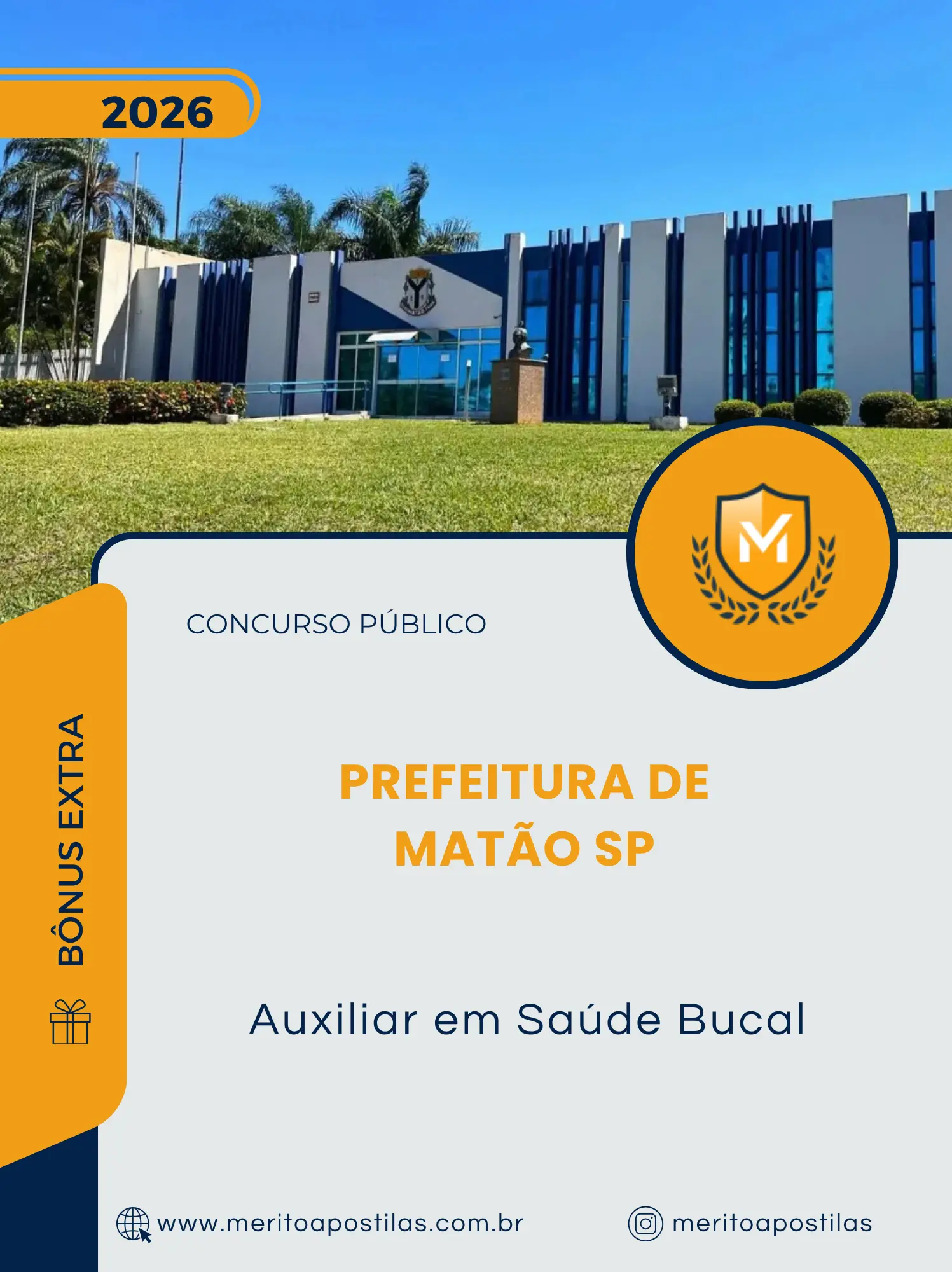 Apostila Auxiliar em Saúde Bucal Prefeitura de Matão SP 2026