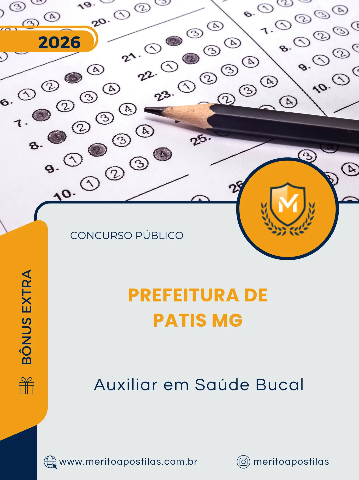 Apostila Auxiliar em Saúde Bucal Prefeitura de Patis MG 2026