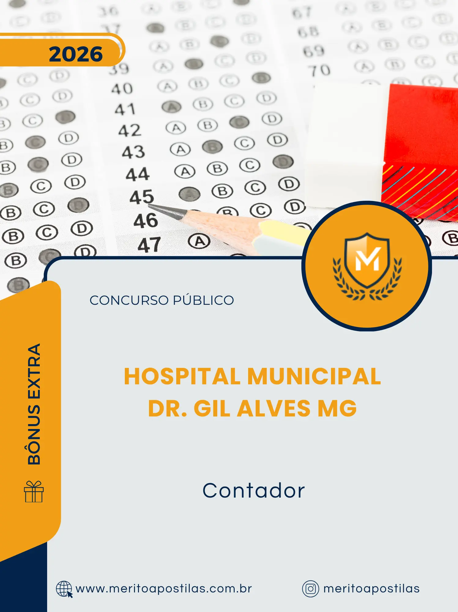 Apostila Contador Concurso Público Hospital Municipal Dr. Gil Alves MG 2026