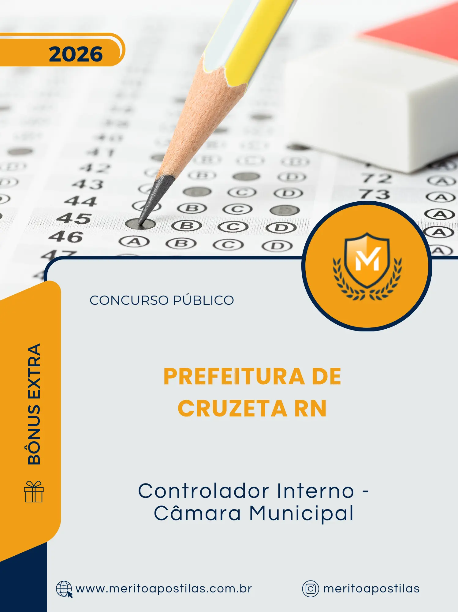Apostila Controlador Interno Câmara Municipal Prefeitura de Cruzeta RN 2026