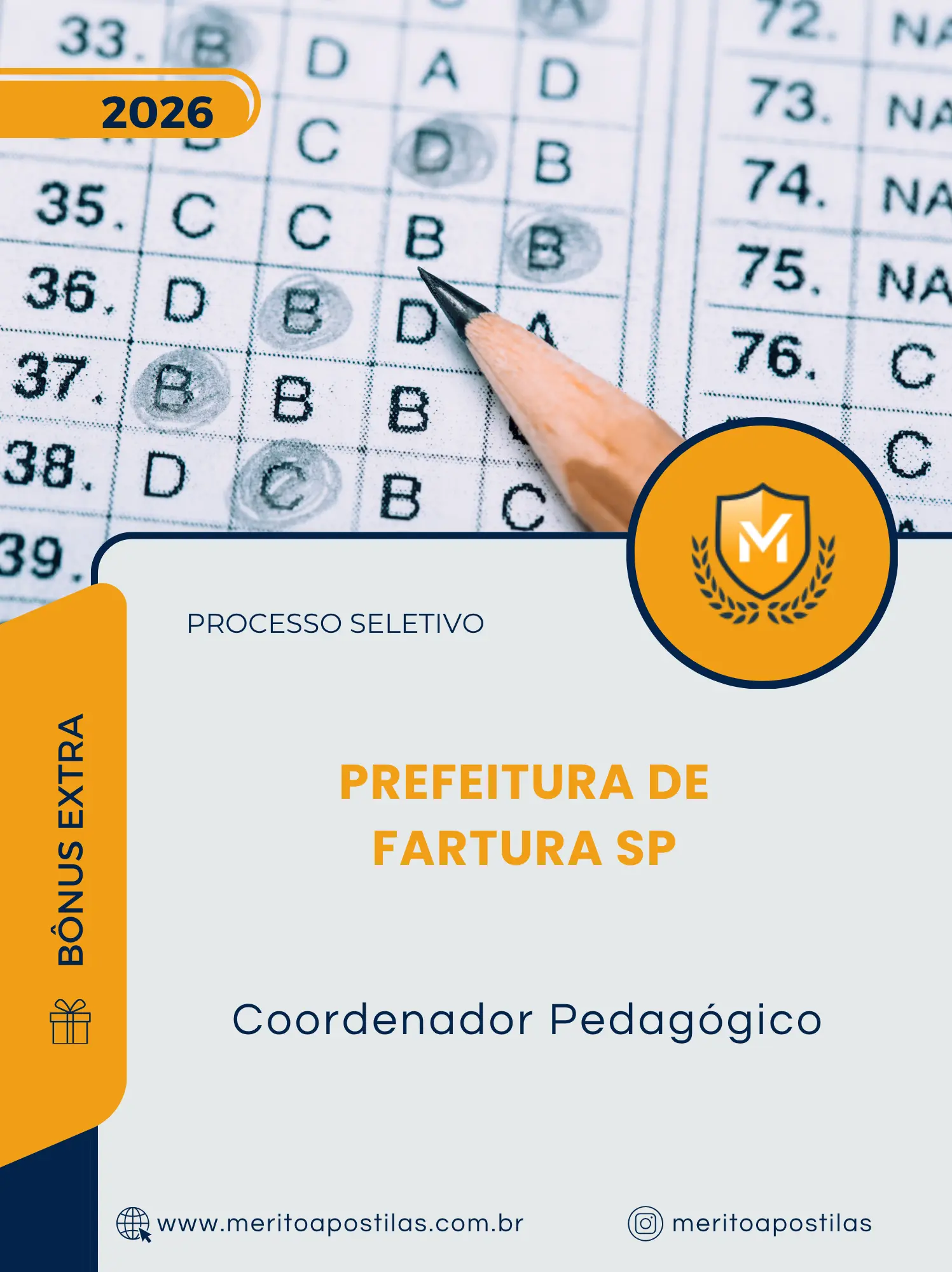 Apostila Coordenador Pedagógico Prefeitura de Fartura SP 2026