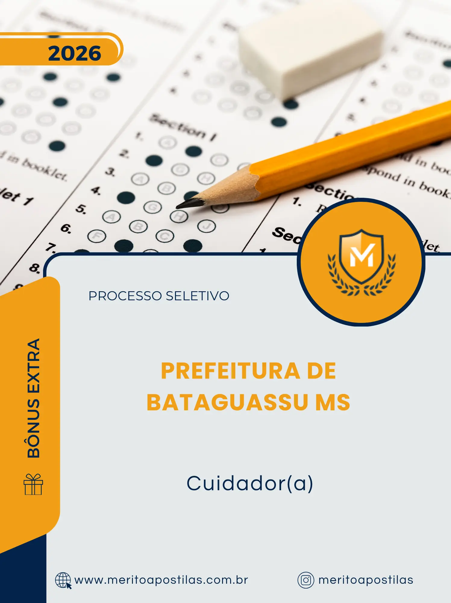 Apostila Cuidador Prefeitura de Bataguassu MS 2026