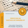 Apostila Educador Esportivo Atividades Aquáticas Prefeitura de Santana de Parnaíba SP 2026