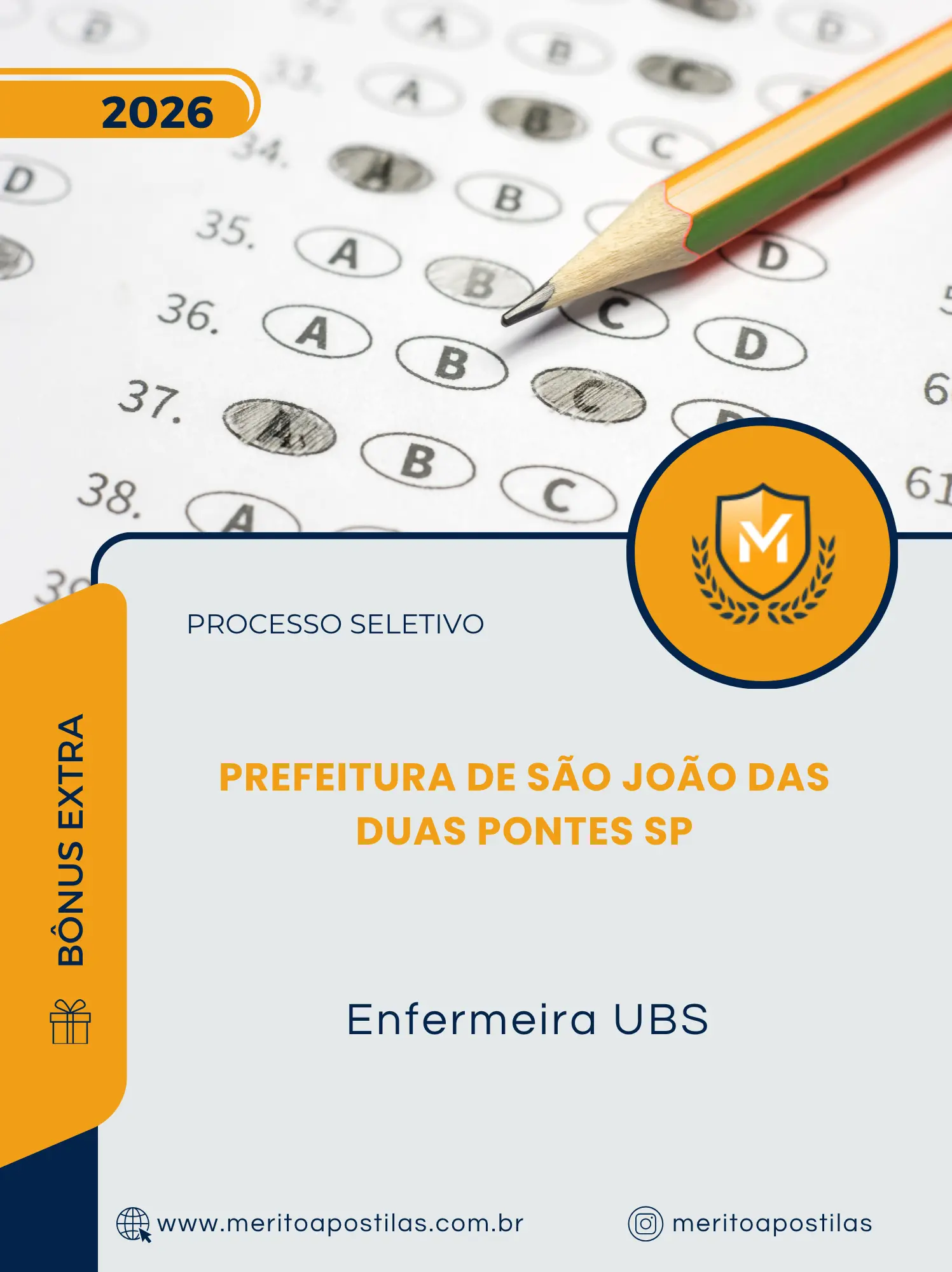 Apostila Enfermeira UBS Prefeitura de São João das Duas Pontes SP 2026