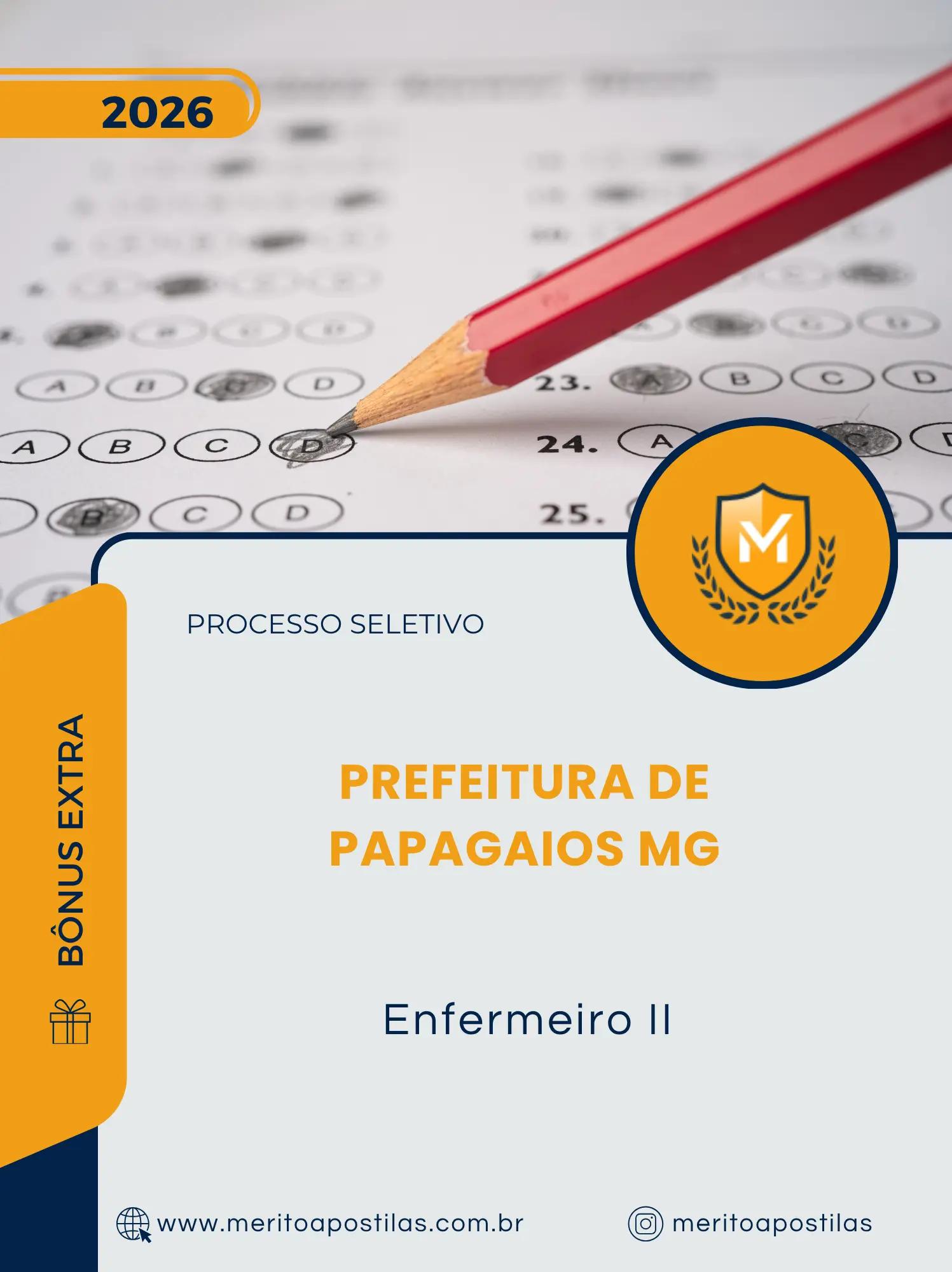 Apostila Enfermeiro II Prefeitura de Papagaios MG 2026