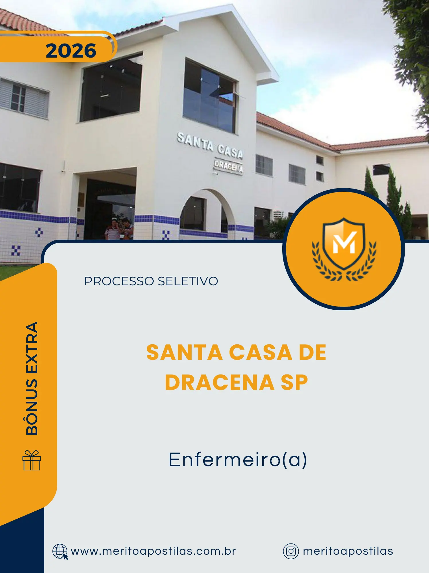Apostila Enfermeiro Processo Seletivo Santa Casa de Dracena SP 2026