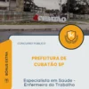 Apostila Especialista em Saúde Enfermeiro do Trabalho Prefeitura de Cubatão SP 2026