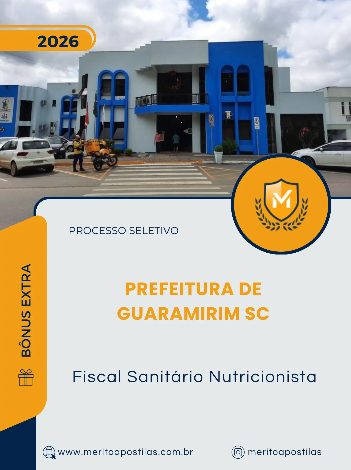 Apostila Fiscal Sanitário Nutricionista Prefeitura de Guaramirim SC 2026