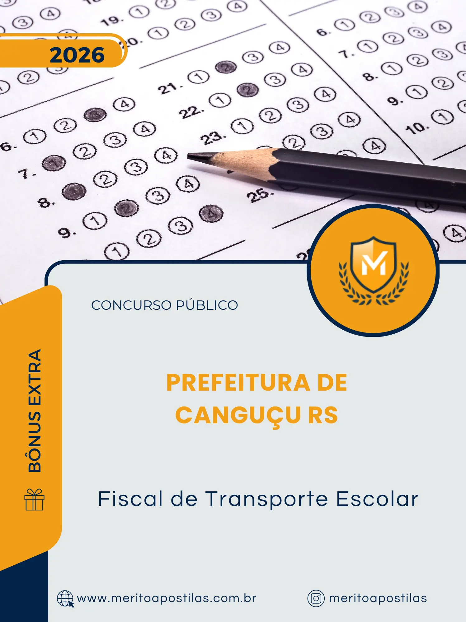 Apostila Fiscal de Transporte Escolar Prefeitura de Canguçu RS 2026