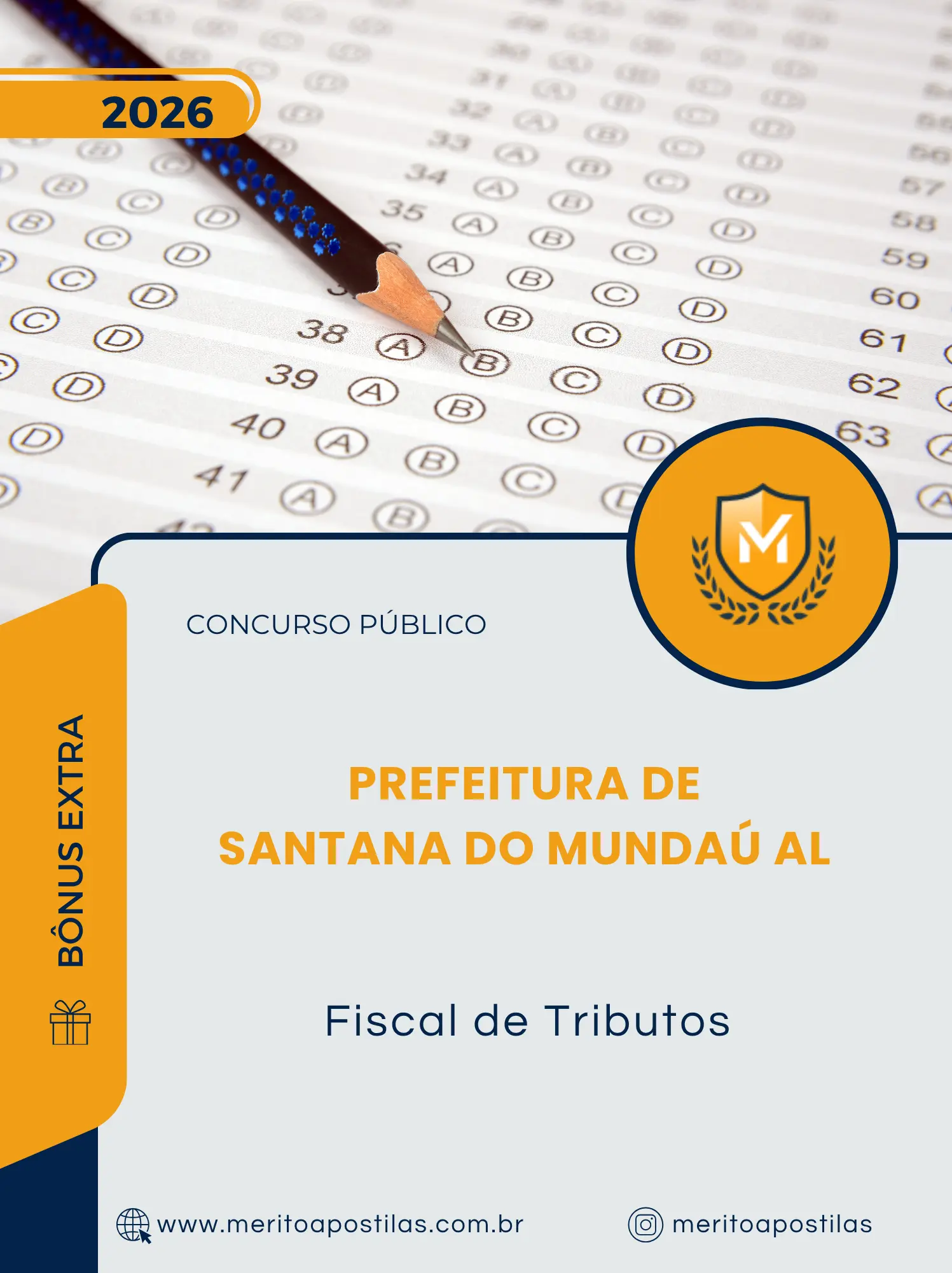 Apostila Fiscal de Tributos Prefeitura de Santana do Mundaú AL 2026