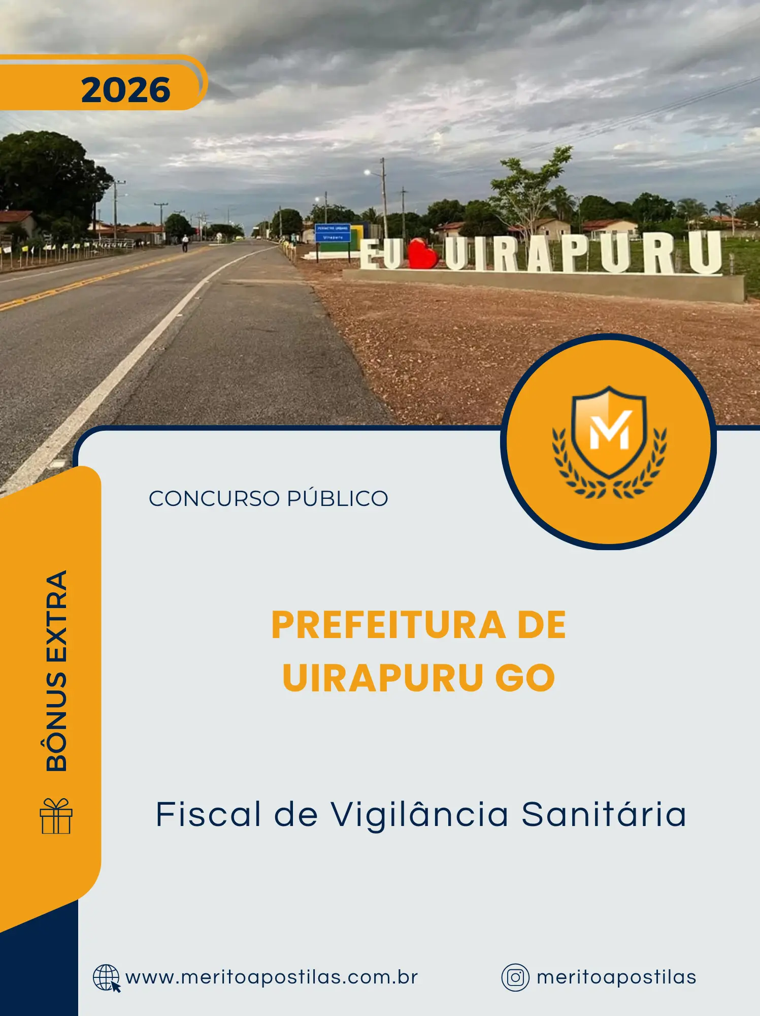 Apostila Fiscal de Vigilância Sanitária Prefeitura de Uirapuru GO 2026