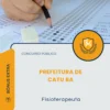 Apostila Fisioterapeuta Prefeitura de Catu BA 2026