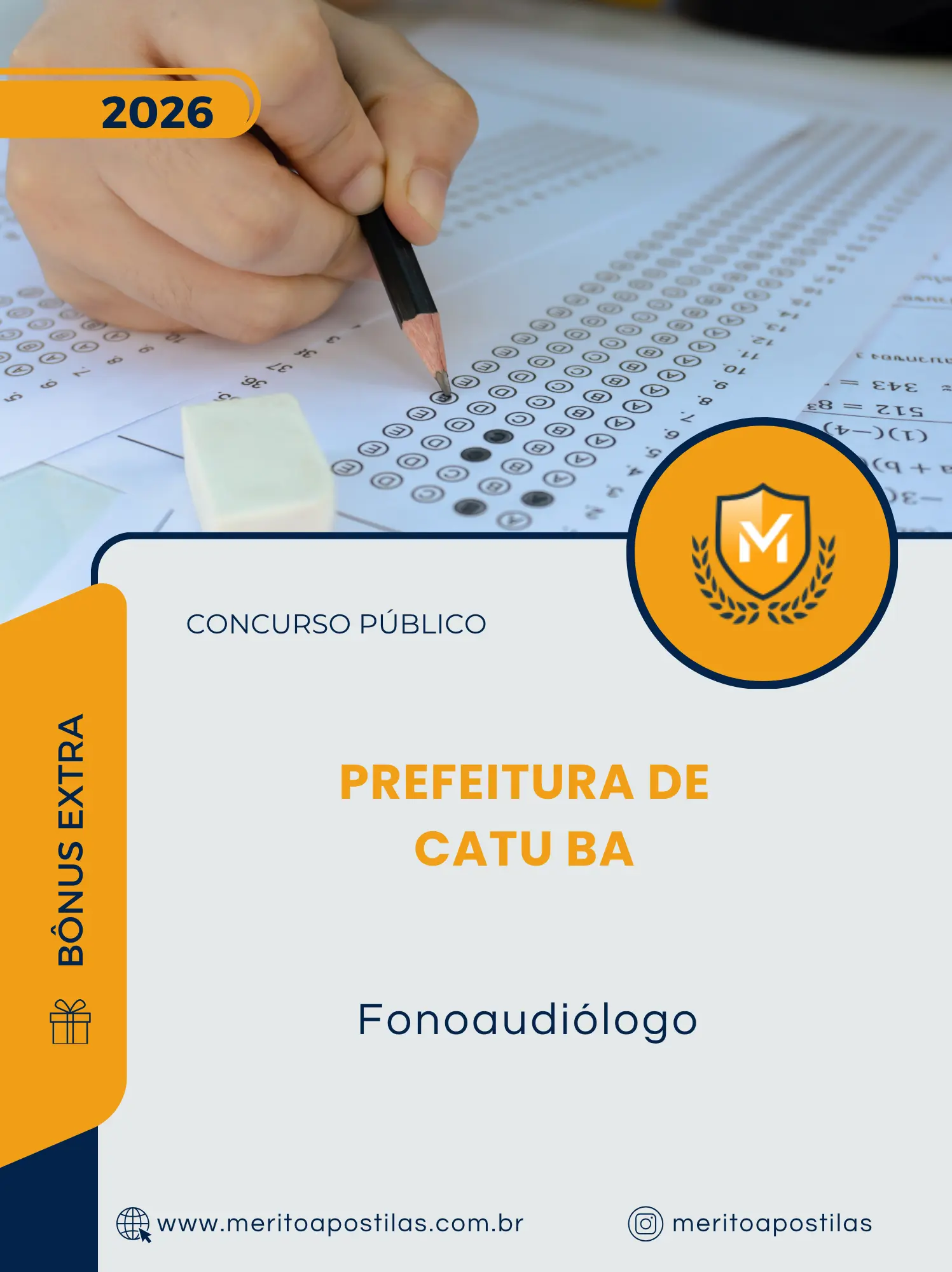 Apostila Fonoaudiólogo Prefeitura de Catu BA 2026