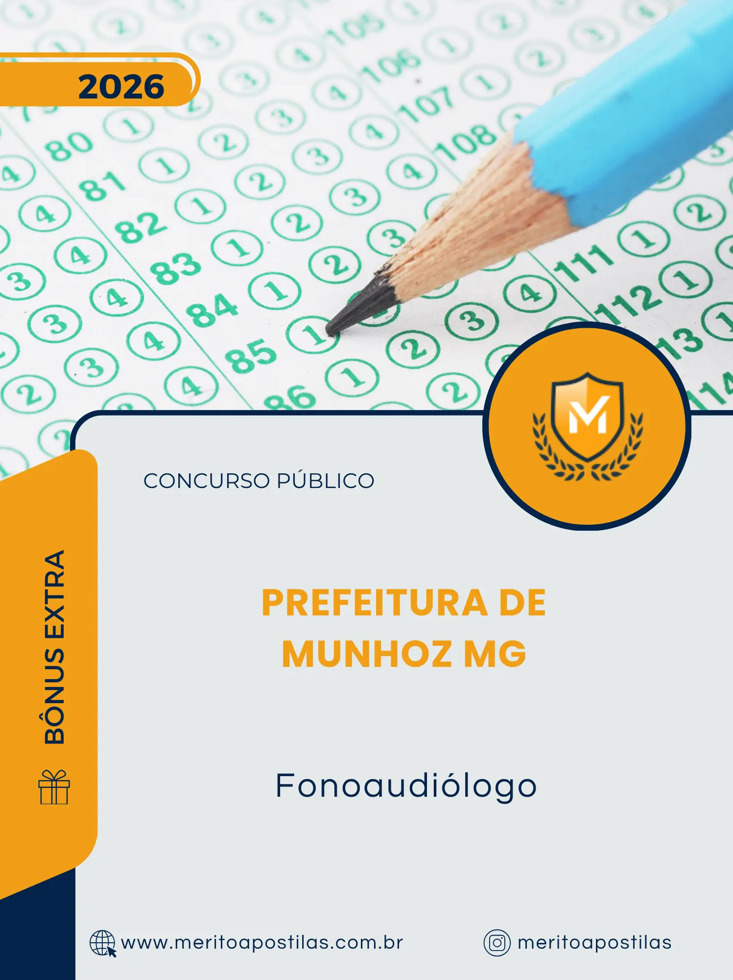 Apostila Fonoaudiólogo Prefeitura de Munhoz MG 2026