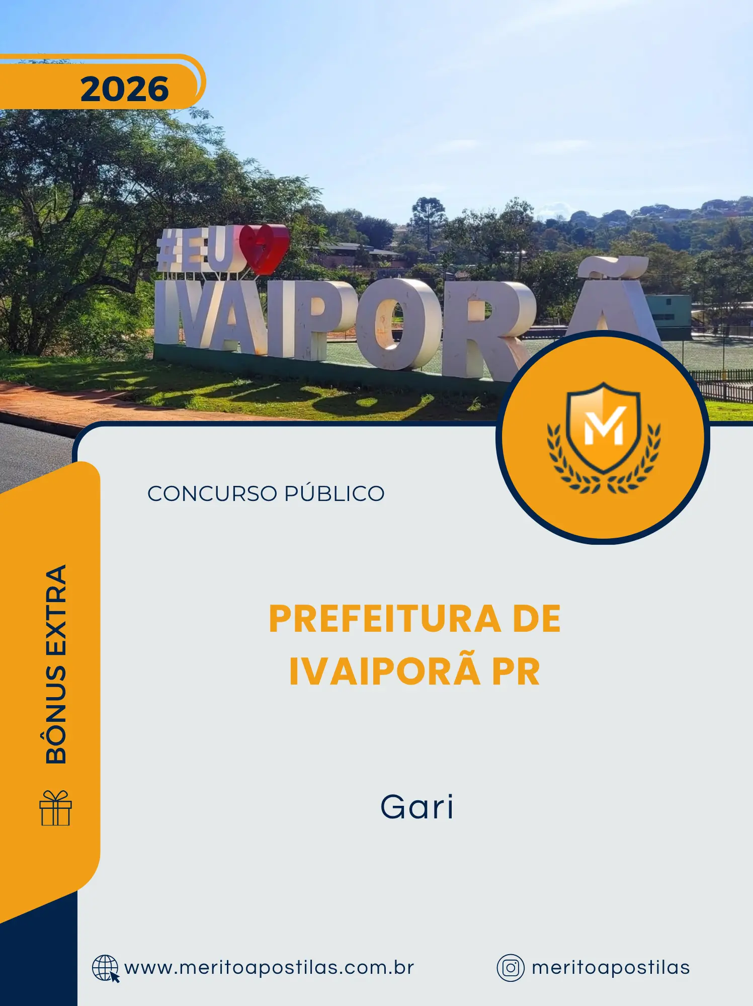 Apostila Gari Prefeitura de Ivaiporã PR 2026